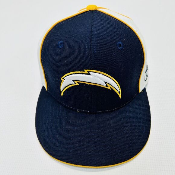 Reebok NFL San Diego Chargers Cap Yellow Blue Hat Lot Of 2 One Size & 7 3/8 - Picture 2 of 16
